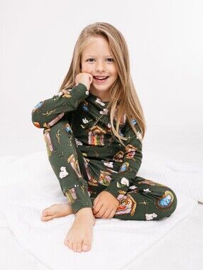 Holy Pals Luke 2 Nativity Christmas Pajama Set Girls Boys Size 10
